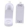 Cabilock Plastic Toothbrush Holder Brush Holder for Bathroom Wall Mount Toothbrush Organizer Suction Toothbrush Rack view 2
