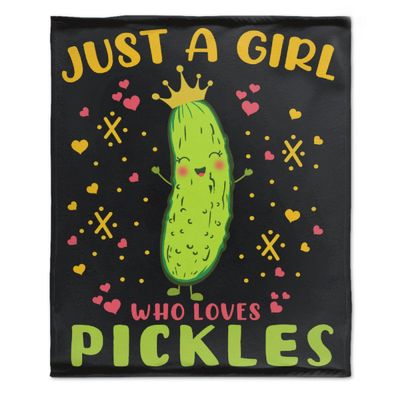 Pickle Blanket Gifts Ultra Soft Cozy Throw Flannel Blanket, Lightweight Fuzzy Fleece Blanket Warm Plush Throw Blankets for Couch, Sofa, Bed, 40"x50" for Kids