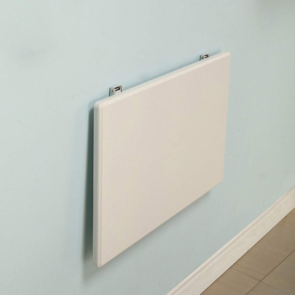 Wall Folding Desk Table, Space Saving Hanging Table, Wall Mounted Table Fold Down for Study, Bedroom, Bathroom, or Balcony