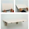 Wall Folding Desk Table, Space Saving Hanging Table, Wall Mounted Table Fold Down for Study, Bedroom, Bathroom, or Balcony view 3