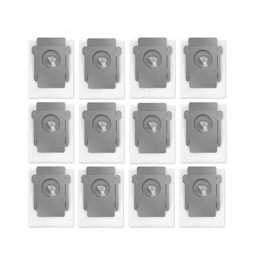 12 Washable Accessories For Replacing Dust Bags. Robot Vacuum Cleaner Parts Kit. Compatible For Roomba I7 I7 Plus + I7P E5 E6 I7