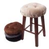 Augld 2 Pack Bar Stool Cushions with Elastic Band Stool Cover 13 Inch Black view 4