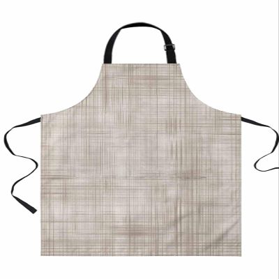 Gsypo Waterproof Apron with 2 Pockets, Lattice Cotton Texture Adjustable Man and Women Kitchen Bib Apron for Baking Cooking Restaurant BBQ, 26.5 x 35 Inch