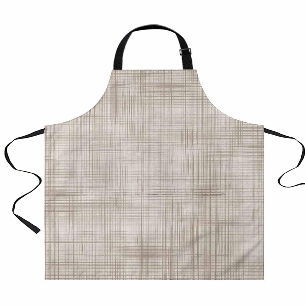 Gsypo Waterproof Apron with 2 Pockets, Lattice Cotton Texture Adjustable Man and Women Kitchen Bib Apron for Baking Cooking Restaurant BBQ, 26.5 x 35 Inch