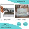 igoga sports Farm Style Fitted Tablecloth Square 40x40 in, Wood Grain Elastic Edge Table Covers, for Kitchen Dining Picnic Party view 3