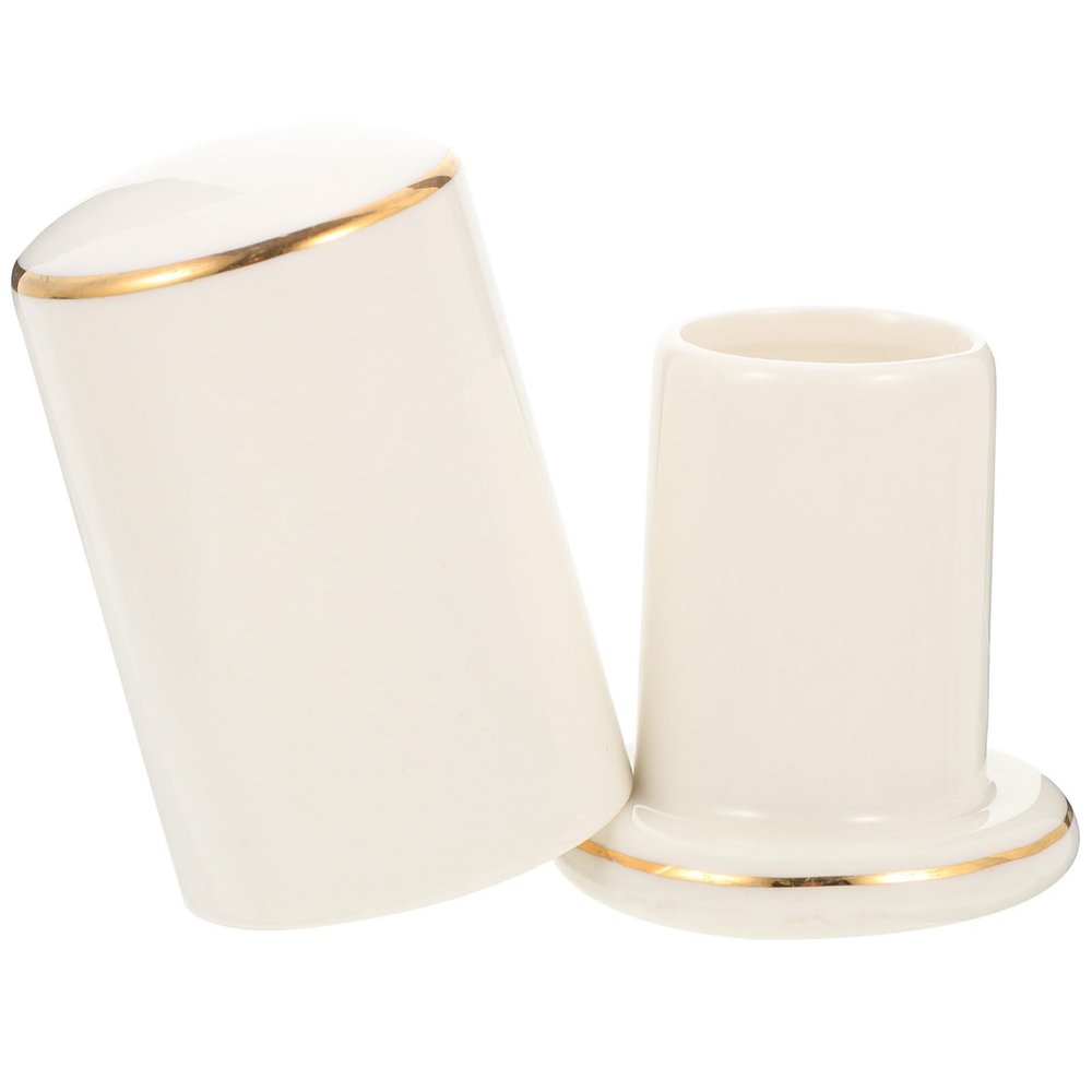 Alipis Small Container Ceramic Holder Lid Convenient and Practical for Kitchen Restaurant and Hotel