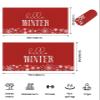 Gsypo Microfiber Beach Towel Oversized 31x63, Hello Winter Merry Christmas Red Texture Swimming Pool Towels for Adult, Absorbent Sand Free Lightweight Beach Towels for Beach Bath Yoga Hotel view 3