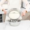 304 Stainless Steel Microporous Colander with Handle, Rice Washers Microporous Strainer Set For washing vegetables, fruits and rice, and draining cooked pasta. view 2