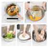 304 Stainless Steel Microporous Colander with Handle, Rice Washers Microporous Strainer Set For washing vegetables, fruits and rice, and draining cooked pasta. view 4