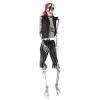 JENPECH 64.9" Skeleton Halloween Decorations, Simulation Human Skeleton, Halloween DecorationHaunted House Props Indoor/Outdoor Decor view 1