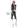 JENPECH 64.9" Skeleton Halloween Decorations, Simulation Human Skeleton, Halloween DecorationHaunted House Props Indoor/Outdoor Decor view 2