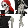 JENPECH 64.9" Skeleton Halloween Decorations, Simulation Human Skeleton, Halloween DecorationHaunted House Props Indoor/Outdoor Decor view 3