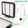 3PACK RVFFK950 Replacement Filter for Shark Robot and 4Pack RVSBK950 Side Brushes Replacement for Shark ION Robot view 3