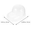 Angoily 2pcs Transparent Plastic Caps Holders Hat Storage Boxes for Baseball Caps Caps Support Holder Organize and Display Your Hats for Closet and Travel view 3