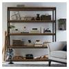 Retro Floor-to-Ceiling Living Room Bookshelf, Shelf Bookcase, Kitchen Partition Solid Wood Shelf TMP1105 (Color : 5board 90x30x163cm) view 1