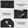 buniq Wall Keychain, Decorative Key with Shelf and Letterholder with Large Key Hook, Living Room Bedroom Decorative Hanging Storage Display Ledge view 2