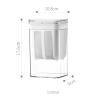 Yogurt Strainer Food Strainer Reusable Kitchen Tools Household Homemade Washable 1100ml Separator Soya Bean Milk Filter Cup for Picnic view 3