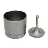 Coffee Dosing Rings Press, 58mm Anti Flying Coffee Powder Picker and Eliminates Powder Overflow for Coffee Machine (Grey) view 1