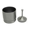 Coffee Dosing Rings Press, 58mm Anti Flying Coffee Powder Picker and Eliminates Powder Overflow for Coffee Machine (Grey) view 2