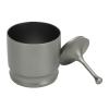 Coffee Dosing Rings Press, 58mm Anti Flying Coffee Powder Picker and Eliminates Powder Overflow for Coffee Machine (Grey) view 3