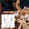 180ml Acrylic Eco Friendly Whisky Cup Wine Beer Drinking Mug Bar Supplies Accessories Stemless Wine Glasses Drinking Glasses for Drinking Scotch Bourbon Whisky Cocktail Cognac Vodka(8007 No. 11 Cup) view 2