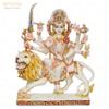 Large 12" Durga Maa Sitting On Lion Murti Hindu Goddess Sherawali Mata Idol Mata Rani Statue Figurine Adi Shakti Sculpture for Navratra Pooja, Home Diwali Decoration Items And Gifting Purpose view 2