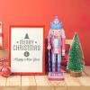 VICASKY 10 Inch Pink Nutcracker Christmas Decor Christmas Tree Outside Nutcracker Christmas Decor Nutcracker Decor Nutcracker Pink Nutcracker Christmas Decor Nutcracker Stuffy Outside Nutcracker view 3