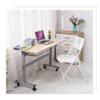 2 Pack Furniture Plastic Folding Chair,Stackable White Metal Folding Chair,400-Pound Weight Capacity,Folding Dining Steel for Office Wedding Indoor (White),2pcs White view 2