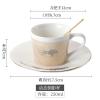 200ml/7oz Dynamic Reflection Mirror Cup Creative Ceramic Afternoon Tea, Coffee Cup and Dish for office home restaurant cafe-Lion Gold-201-300ml view 2