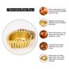 Indian-Shelf 3 Pieces Brass Diya Oil Lamps for Daily Puja for Home Office & Temples Articles Festive Diwali Gifts Other Religious Rituals Decoration view 4
