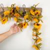 Artificial Yellow Sunflower Garland by Factory Direct Craft for Fall Decorating and Everyday Displays - 6 Feet Long view 4