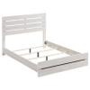 Coaster Home Furnishings Brantford Farmhouse Wood Eastern King Size Panel Bed Frame 52-inch Headboard Coastal White 207051KE view 1