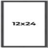 12x24 Rustic Brown Solid Wood Picture Frame Width 0.75 Inches | Interior Frame Depth 0.5 Inches | Kingsley Brown Distressed Photo Frame Complete with UV Acrylic, Foam Board Backing & Hanging Hardware view 1