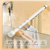 QHDPKU Black Shower Curtain Rod No Drill, 15-195 Inch Spring Tension Clothes Rod Adjustable Never Rust,Heavy Duty Room Divider Rod Great,for Space Partition (Color : Green, Size : 15-21inchs) view 3