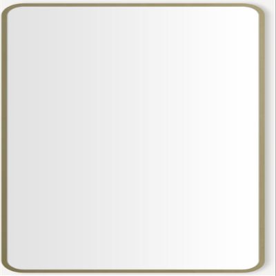 Robern CC2444D4RCSC Craft Series 23-1/4" x 43-5/8" Framed Single Door Medicine Cabinet with Soft Close Hinges - Aged Brass