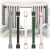 QHDPKU Non-Fall Down Tension Curtain Rod Spring Tension Rod Short Curtian Rods No Drilling Expandable Spring Loaded Curtain Tension Rod Adjustable 15 to 195 inch (Color : Green, Size : 65-95inchs) view 1
