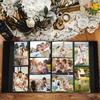 Lanpn Photo Album 4x6 1000 Pockets, Extra Large Big Capacity Linen OUR MEMORIES Hardcover Large Photo Book Photobook that Holds 1000 Vertical and horizontal Pictures Grey view 4