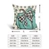 aportt Fall Polka Dot Pumpkin Pillow Covers 20X20 Inch Autumn Harvest Thanksgiving Pillow Cases Green Seasonal Square Throw Pillows Set of 2 Farmhouse Home Decor for Sofa Couch Bedroom Porch Outdoor view 4