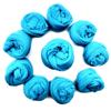 Lmlliang10PC Nylon Stockings Flower 23" Inch(60cm),Mesh Flower for DIY Flower Making(Lake Blue) view 3