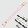Shower Curtain Rod, 28-48 Inch Never Rust Non-Slip Adjustable Tension Curtain Rod,No Drilling Spring Tension Shower Rods for Hanging Clothes,Wardrobes,Shoe Cabinets,Curtain ( Color : Pink , Size : 45- view 2