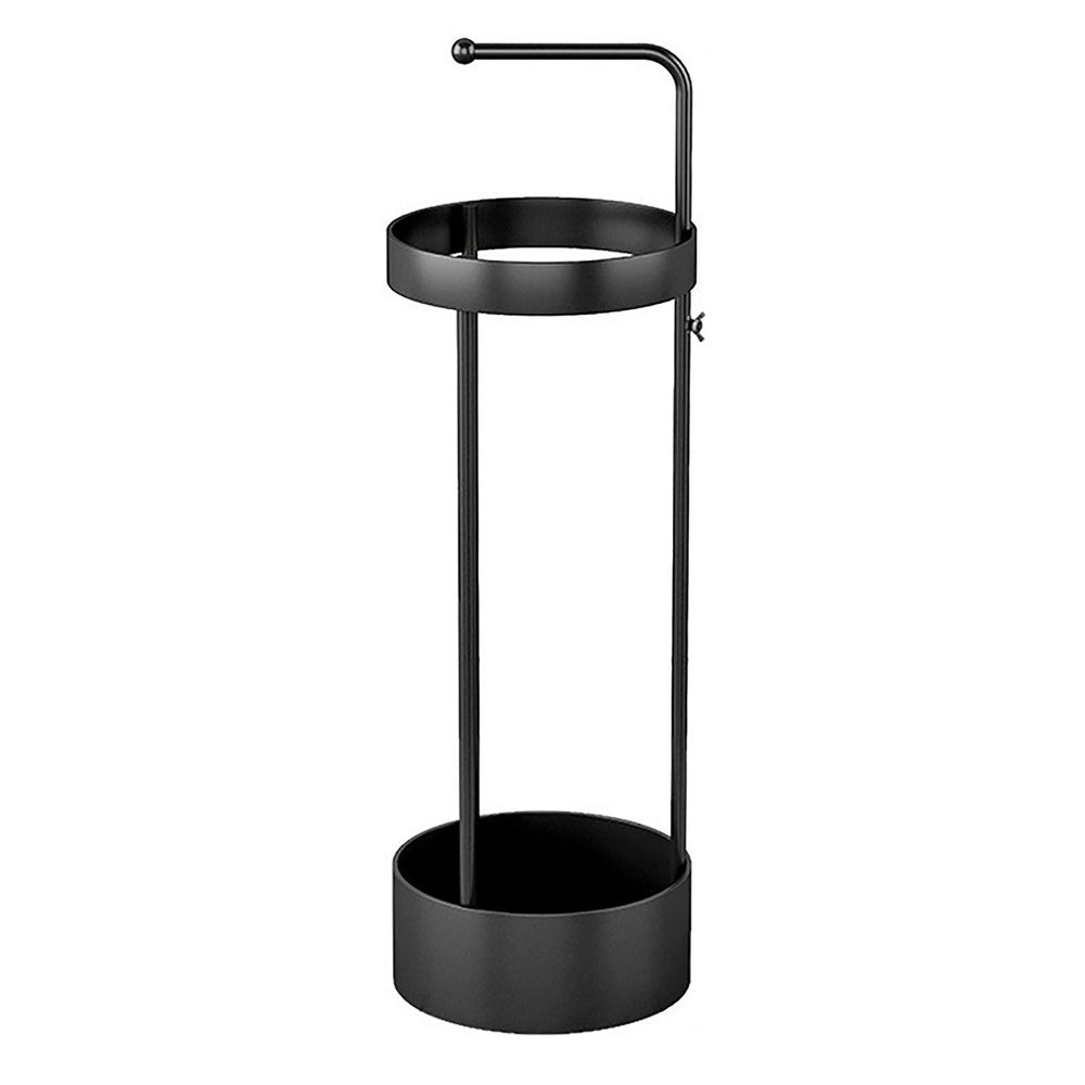 Steel Umbrella Stand, entryway Organizer, Metal Umbrella Holder, Premium Steel Umbrella Stand Organizer for Entryway - Space Saving, Durable & Stylish for Home & Office Use Black