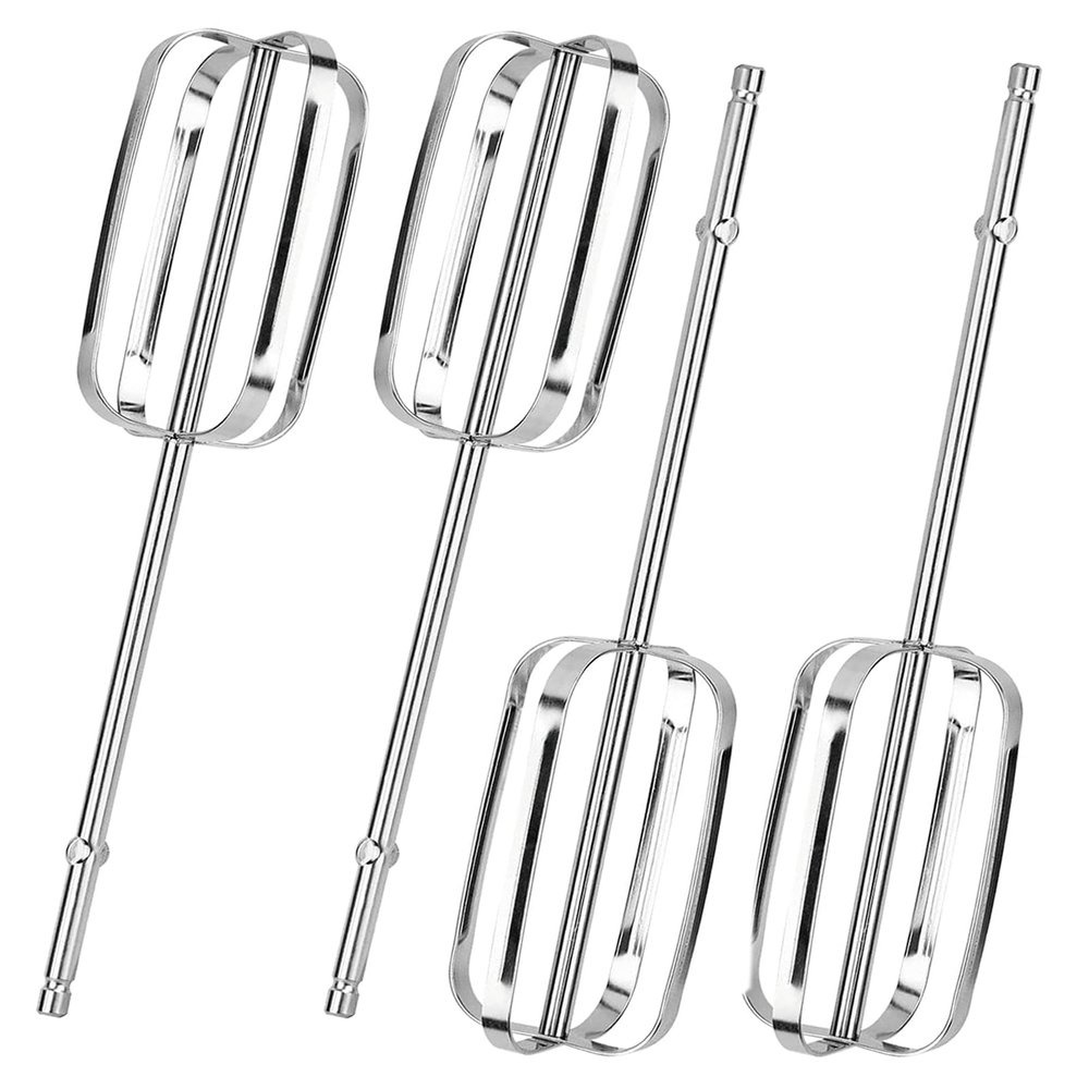 4 Pack Hand Mixer Beaters, Compatible with Hamilton Beach Mixer 62692 62695V 64699 62682RZ, Beater Replacement Fit Beach Blender Parts, Hand Mixer Blades Attatchment - Effortless Blending & Whipping