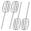 4 Pack Hand Mixer Beaters, Compatible with Hamilton Beach Mixer 62692 62695V 64699 62682RZ, Beater Replacement Fit Beach Blender Parts, Hand Mixer Blades Attatchment - Effortless Blending & Whipping view 1