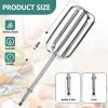 4 Pack Hand Mixer Beaters, Compatible with Hamilton Beach Mixer 62692 62695V 64699 62682RZ, Beater Replacement Fit Beach Blender Parts, Hand Mixer Blades Attatchment - Effortless Blending & Whipping view 2