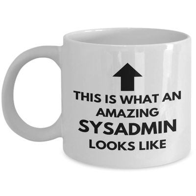 Amazing Sysadmin coffee mug, sysadmin gift, sysadmin mug, systems administrator gift mug,11oz ceramic mug