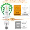 Aomitop Christmas Village Lights with 10 Led Light Bulb, Snow Village Lights C7 with Clips for Christmas Halloween Cabin, for Houses Craft Decoration,Warm White view 2