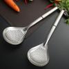 BESTonZON Ergonomic Noodle Strainer Spoon Metal Colander French Fries Vegetable Meat Skimmer for Kitchen view 2