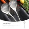 BESTonZON Ergonomic Noodle Strainer Spoon Metal Colander French Fries Vegetable Meat Skimmer for Kitchen view 3