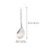BESTonZON Ergonomic Noodle Strainer Spoon Metal Colander French Fries Vegetable Meat Skimmer for Kitchen view 4