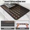 DK177 Coffee Mat - Dish Drying Mat for Kitchen Counter , Hide Stain, Absorbent with Waterproof Rubber Backing, Fit Kitchen Dish Rack Bar Accessories, 24" x 16" view 4